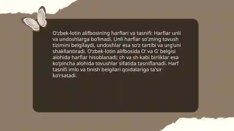 Oʻzbek-lotin alifbosining imlo qoidalari 3