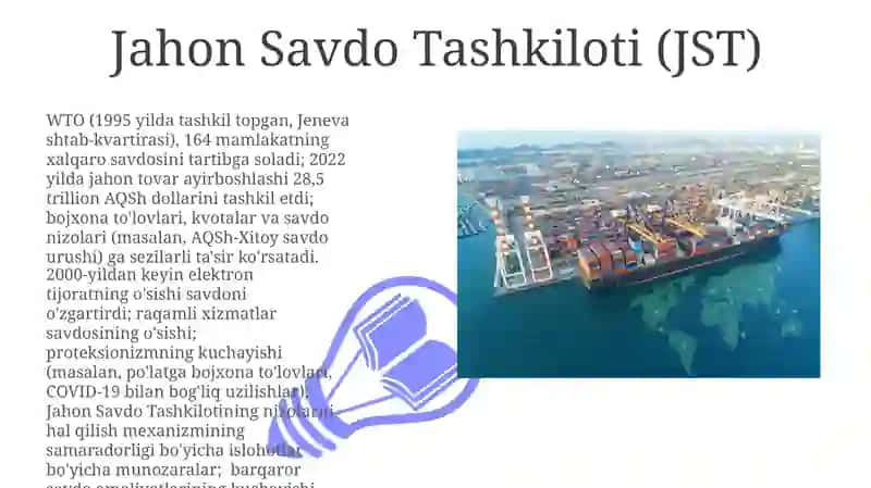 Globallashuv va xalqaro savdoning rivojlanish tendensiyalari 3