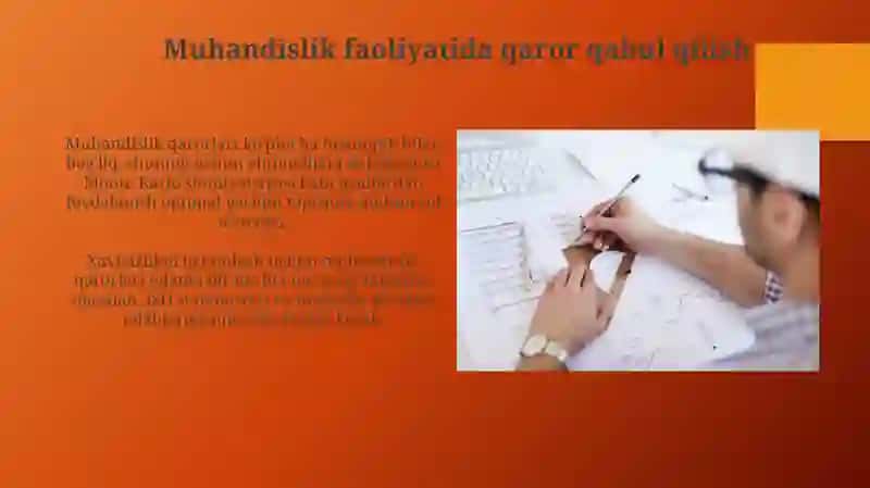 Muhandislik faoliyatida qaror qabul qilish 3