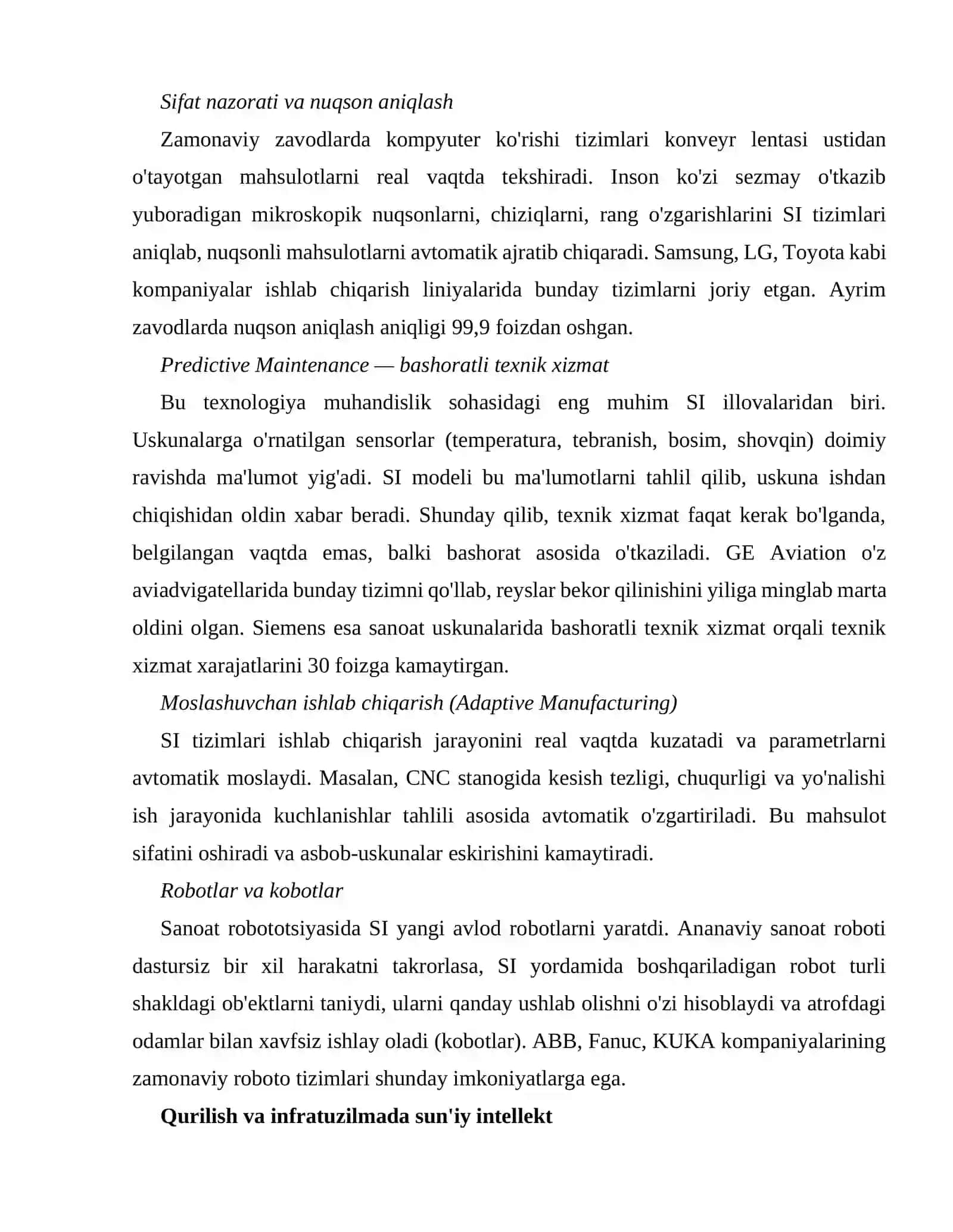 Sun'iy intellektning asosiy texnologiyalari 3