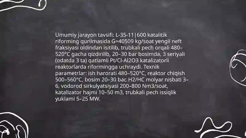 L-35-11 |600 katalitik riforming qurilmasi 3