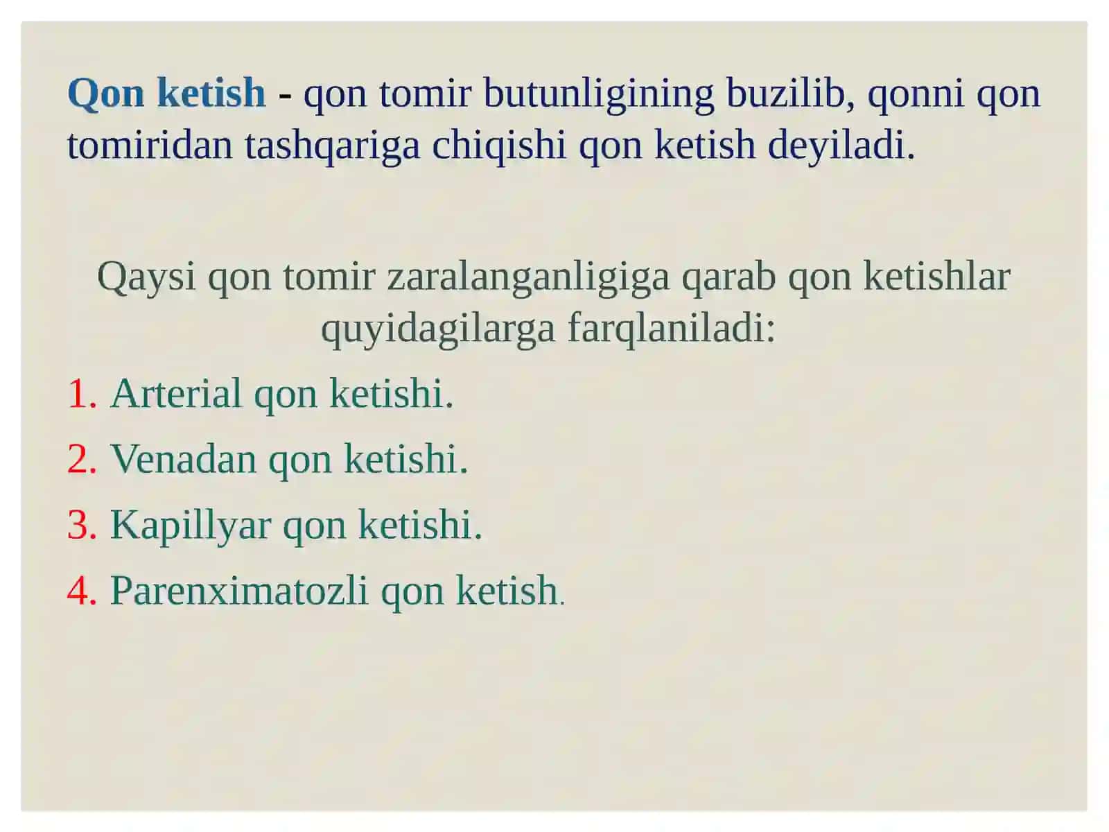 Organizmning umumiy reaktsiyalari 3