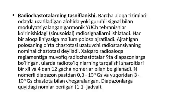 Kanallar va to‘lqinlarning tarqalishi 3