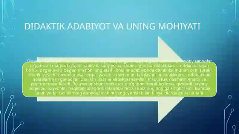 Didaktik adabiyot va uning mohiyati 3