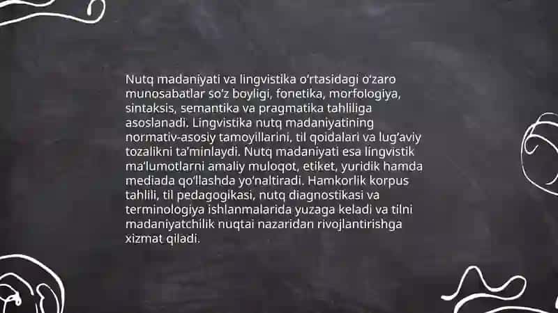 Nutq madaniyati va lingvistika oʻrtasidagi oʻzaro munosabatlar 3