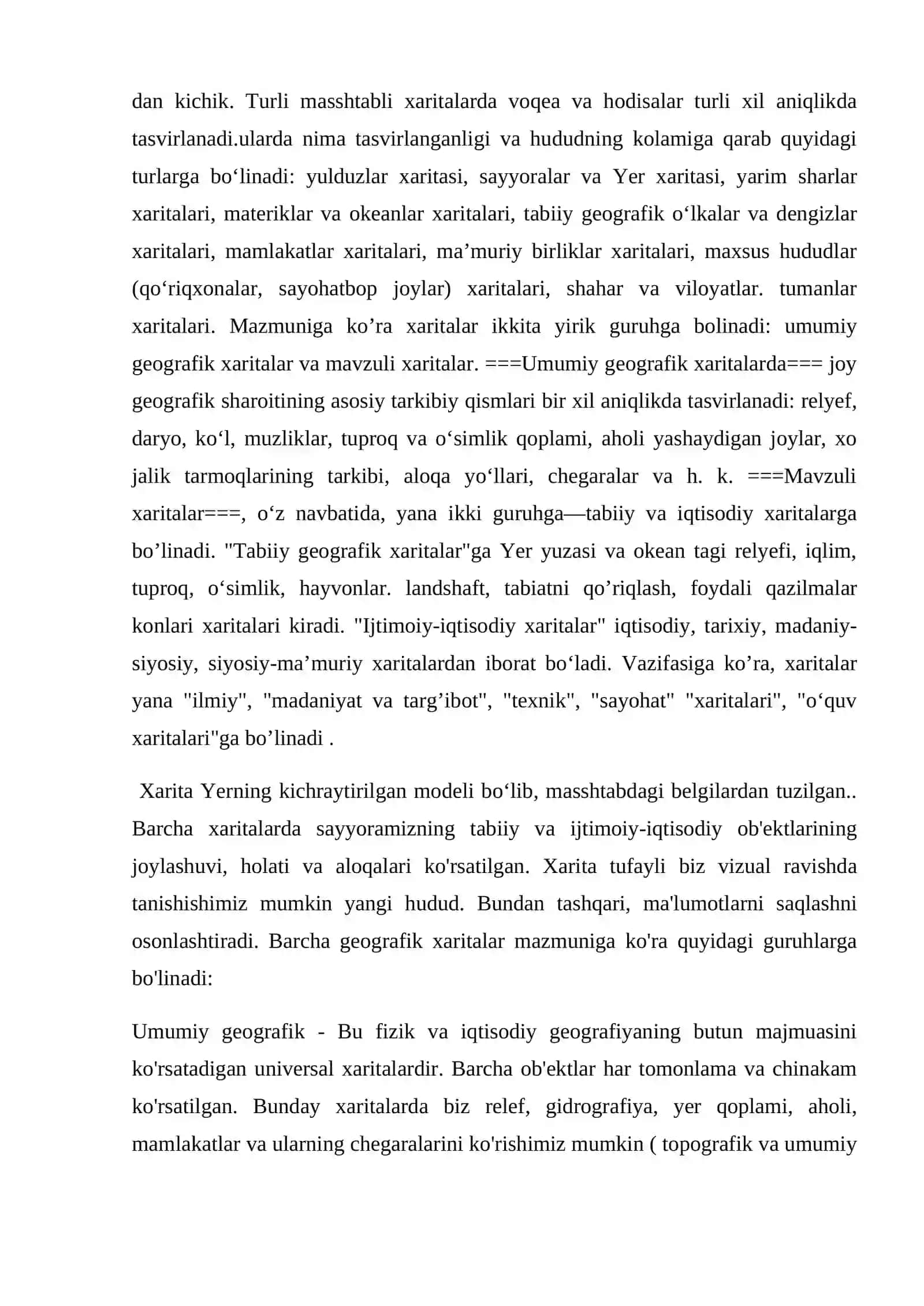 Topografik karta va planda yuzaning hisoblash usullari 3