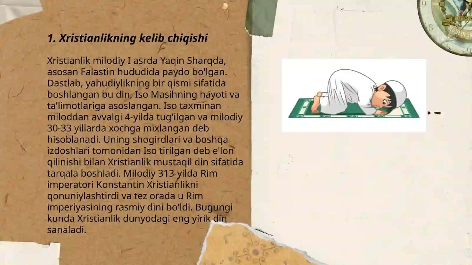 Xristianlik dini to'g'risida 3