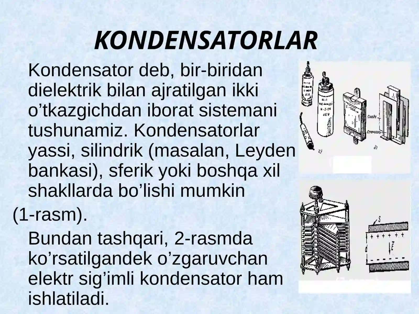 Kondensatorlar 3