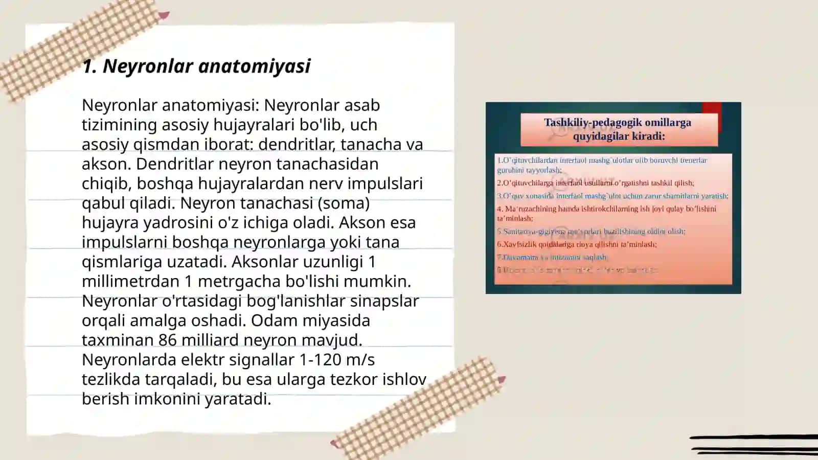 Narv sistemasi faoliyatini tekshirish usullari 3