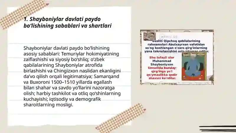 O’zbek davlatchiligining tarixiy bosqichlari 3