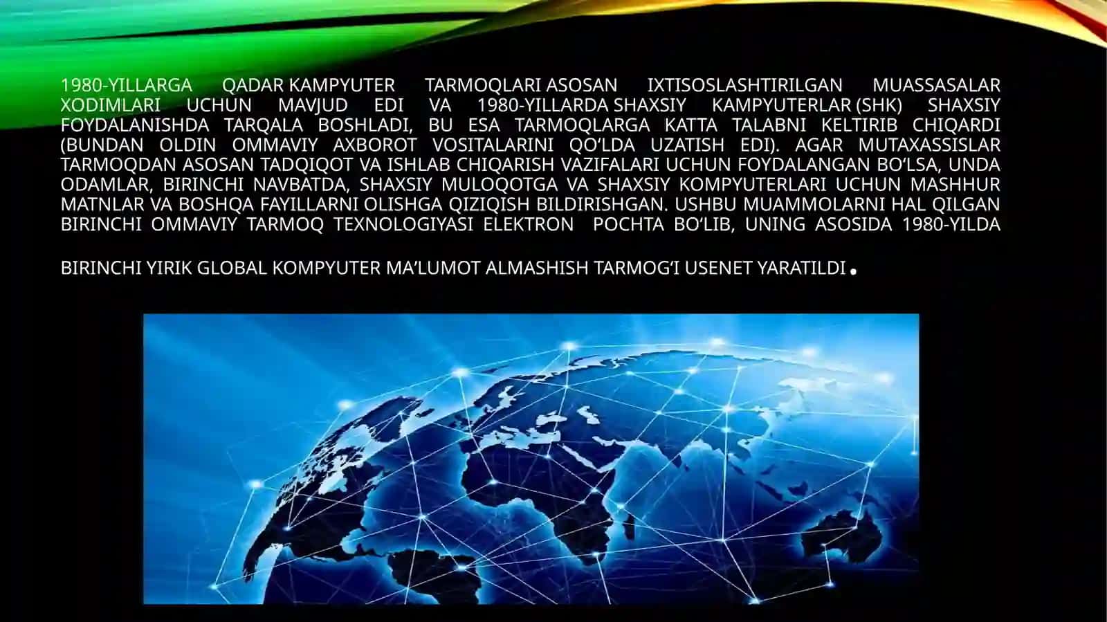 Internettizimi va uning kelib chiqishi tarixi 3