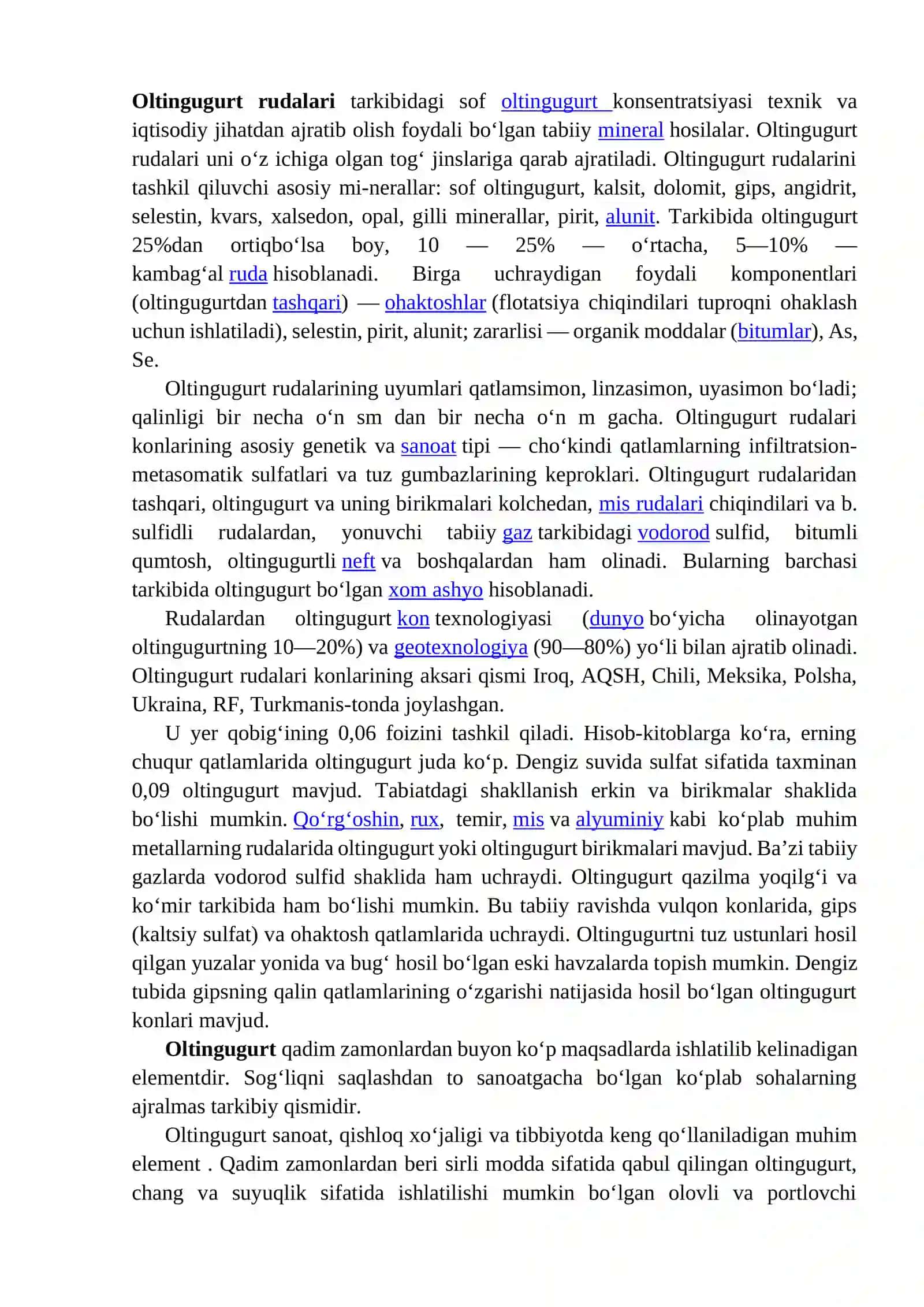 Oltingugurtni Boyitish Texnologiyasi 3