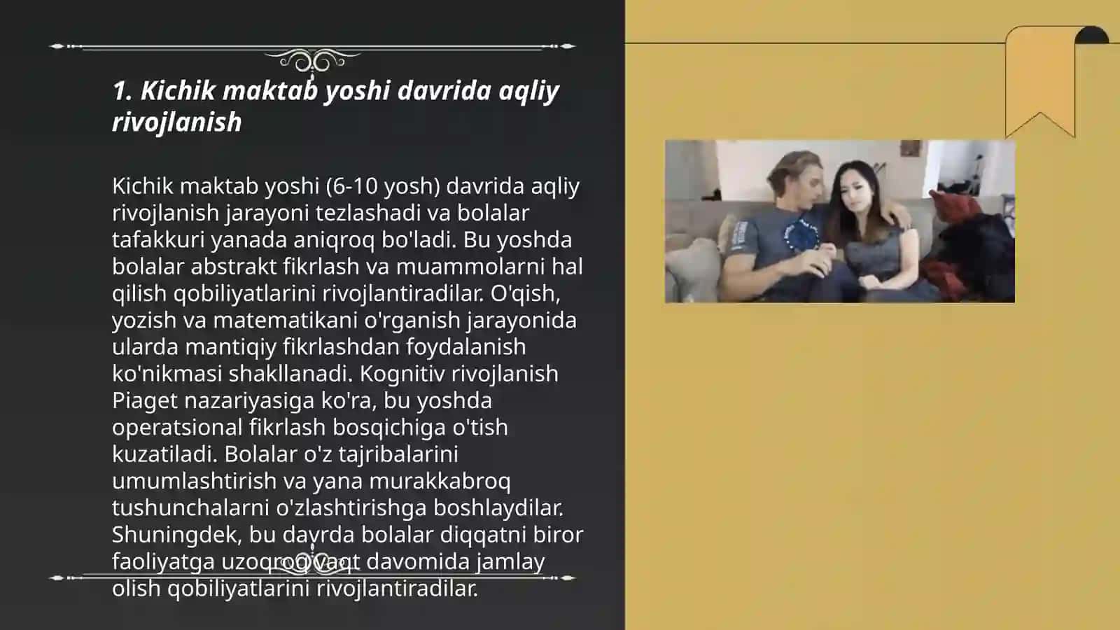Kichik maktab yoshi davrida pisixik rivojlanishning xususyatlari 3