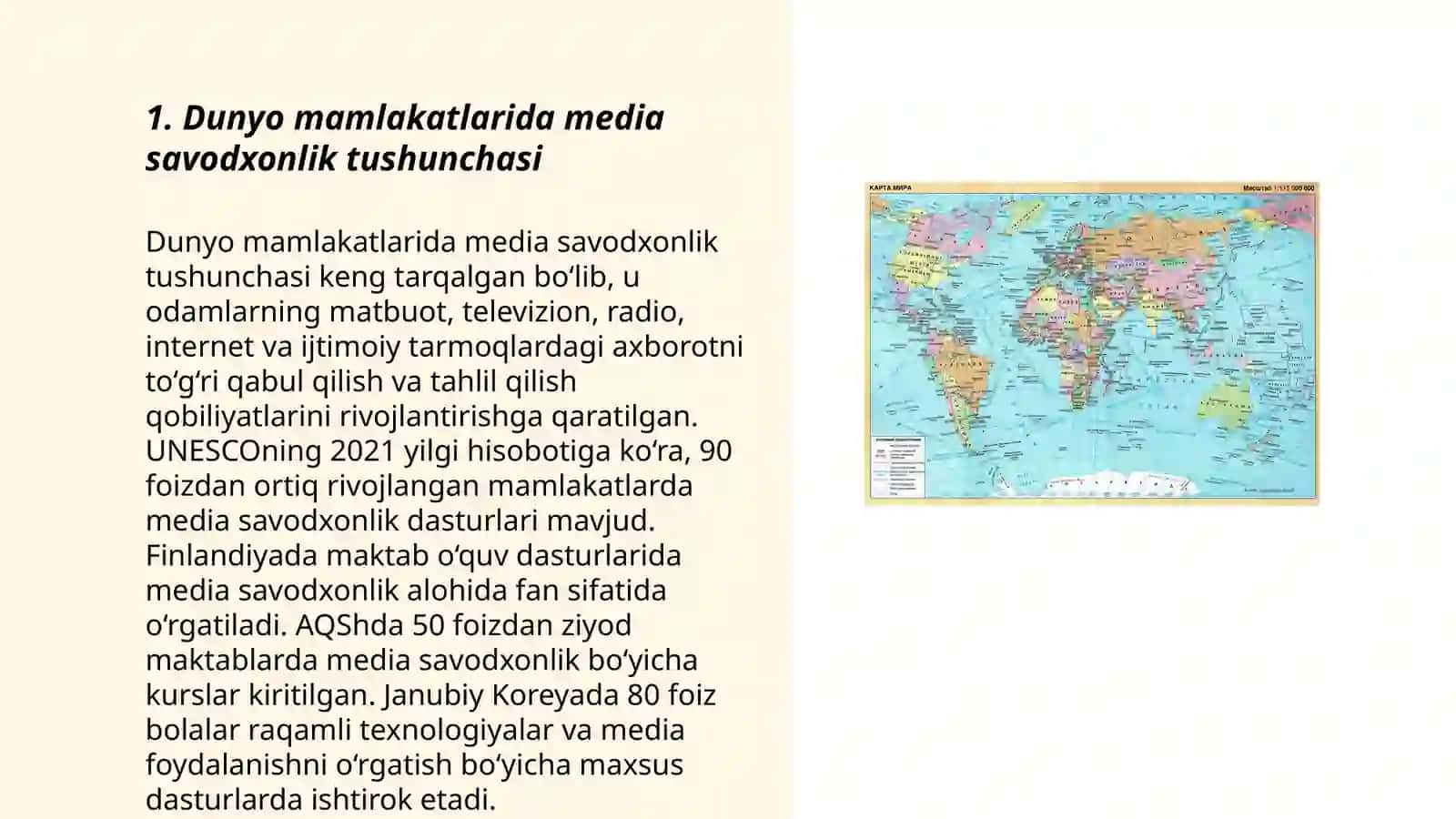 Dunyo mamlakatlaridagi media va axborot savodxonligi 3