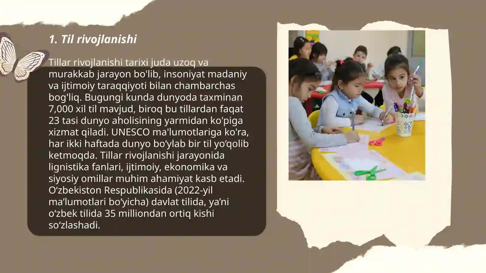 3-7 yoshgacha bo'lgan bolalarning rivojlanishining o'ziga xos xususiyatlari 3