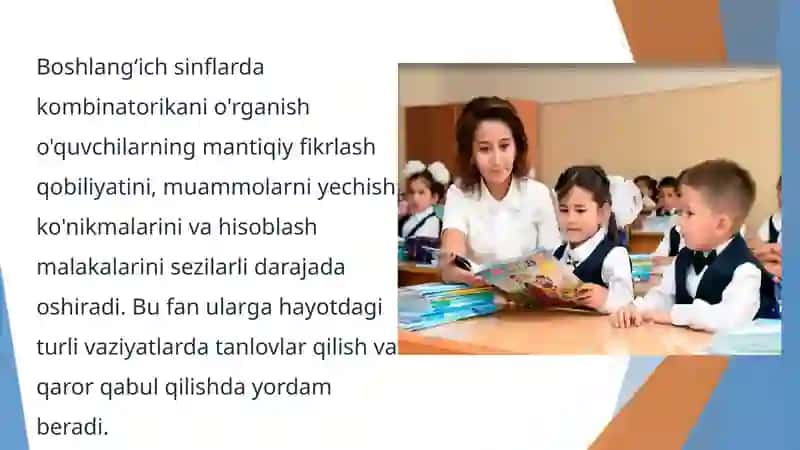Boshlang‘ich ta’limda kombinatorika elementlarining umumiymasalalari 3