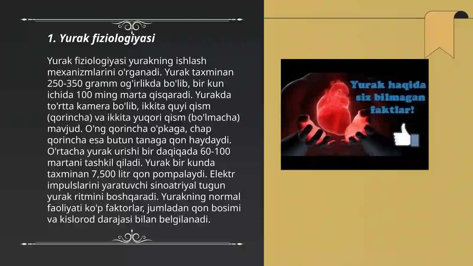 Yurak faoliyatining boshqarilishi 3
