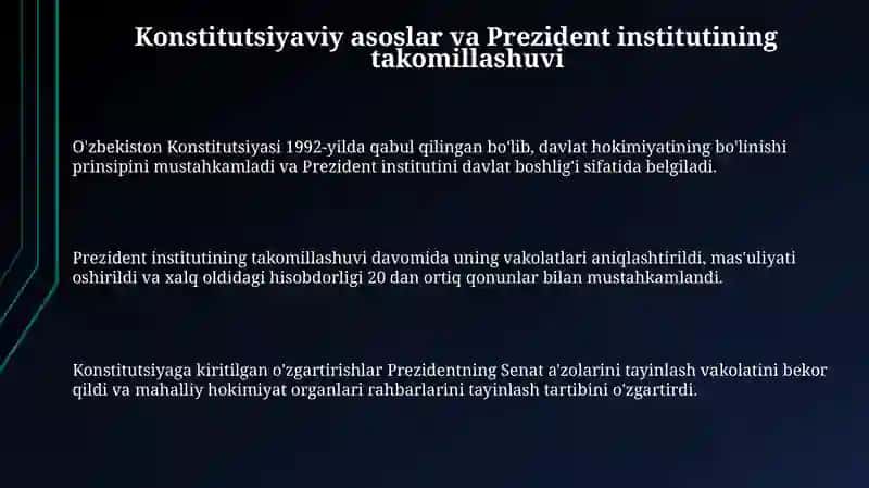O'zbekiston Konstitutsiyasi 1992-yilda 3
