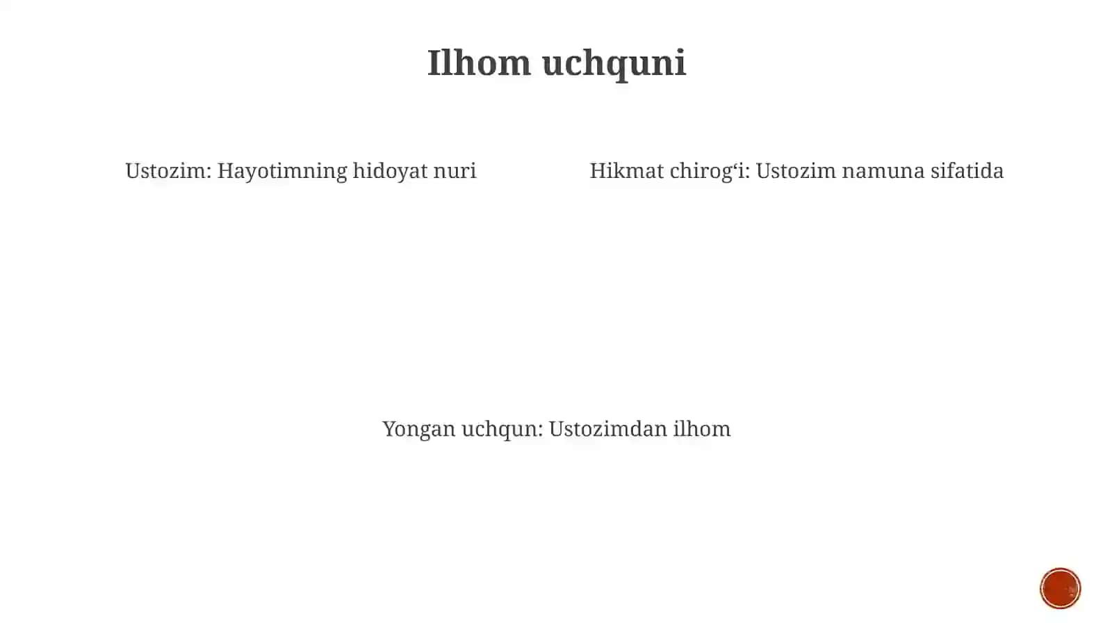Ustozim – Hayiotim Chirog’I 3