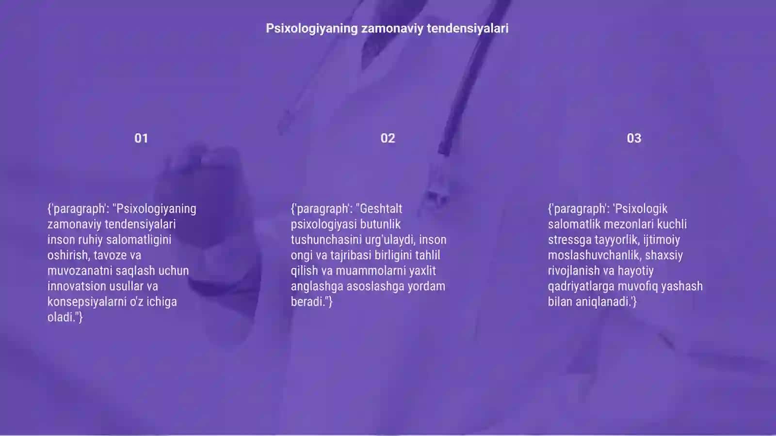 Psixologiyaning zamonaviy tendensiyalari 3