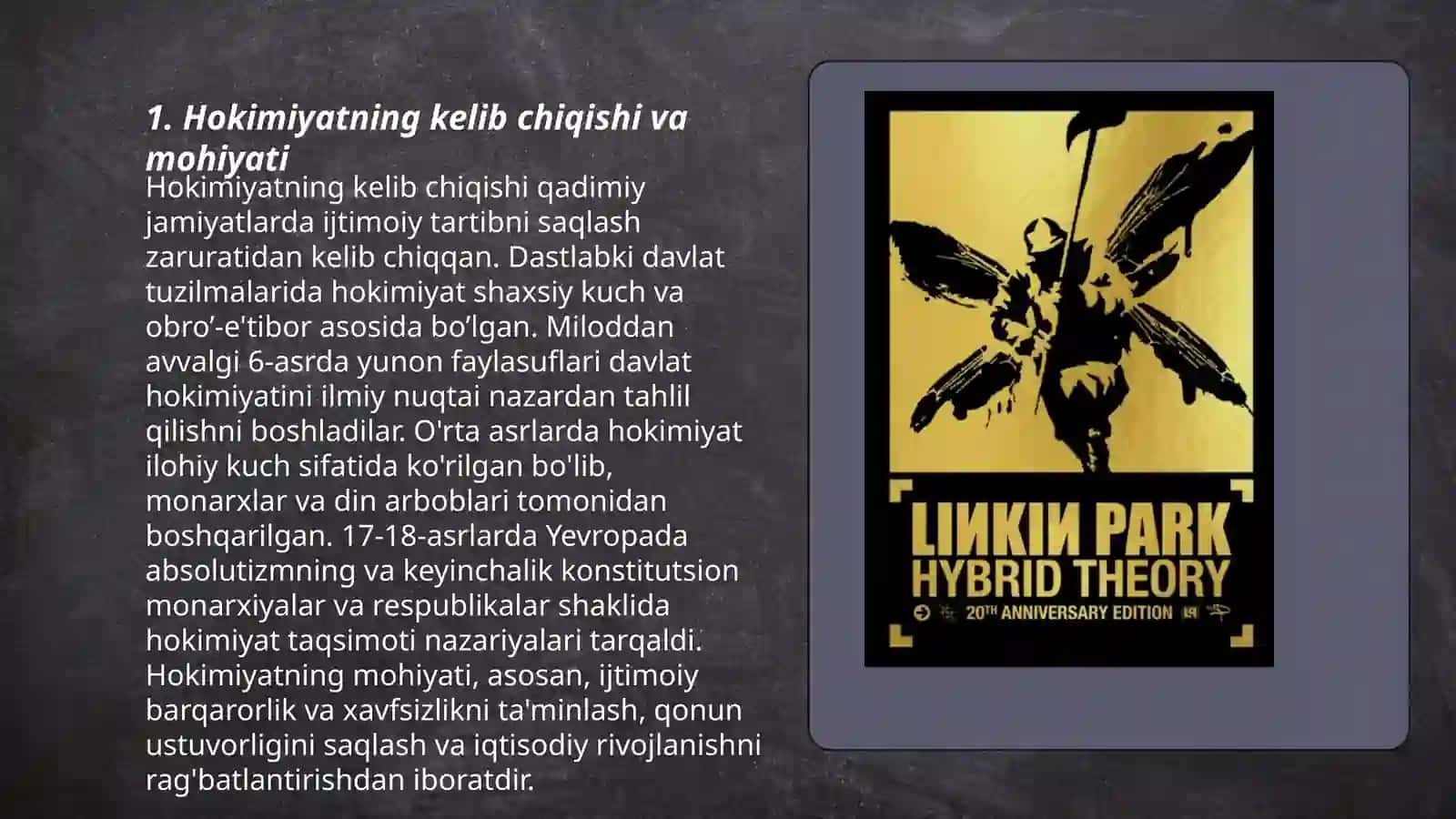 Hokimiyat haqidagi ilk siyosiy qarashlar va nazariyalarning paydo boʻlishi hamda rivojlanish bosqichlari 3