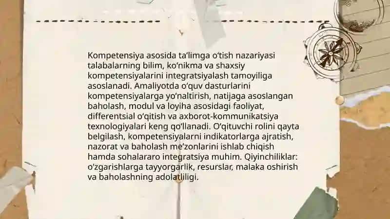 Umumiy oʻrta taʼlim maktablarida oʻqish jarayonlarini tashkil etishga doir zamonaviy yondashuvlar 3
