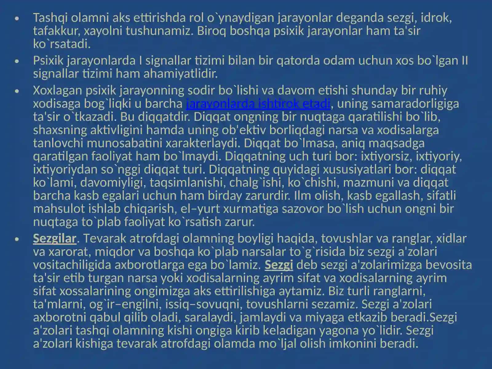 Psixologik jarayonlar va shaxsiy xususiyatlari 3