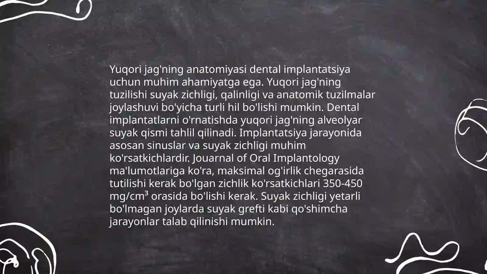 Dental implantatsiya yuqori jag'da o'tkaziladigan qo'shimcha operatsiyalar sinus lifting va augmentatsiya 3