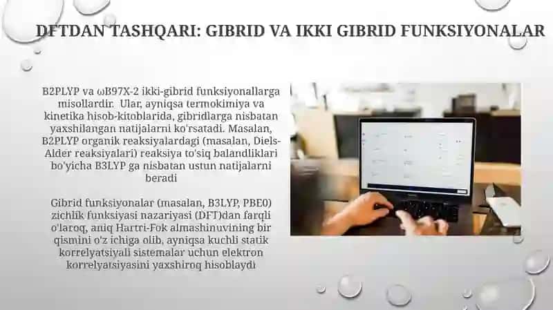 Elektron korrelyatsiyalarini hisobga olish 3