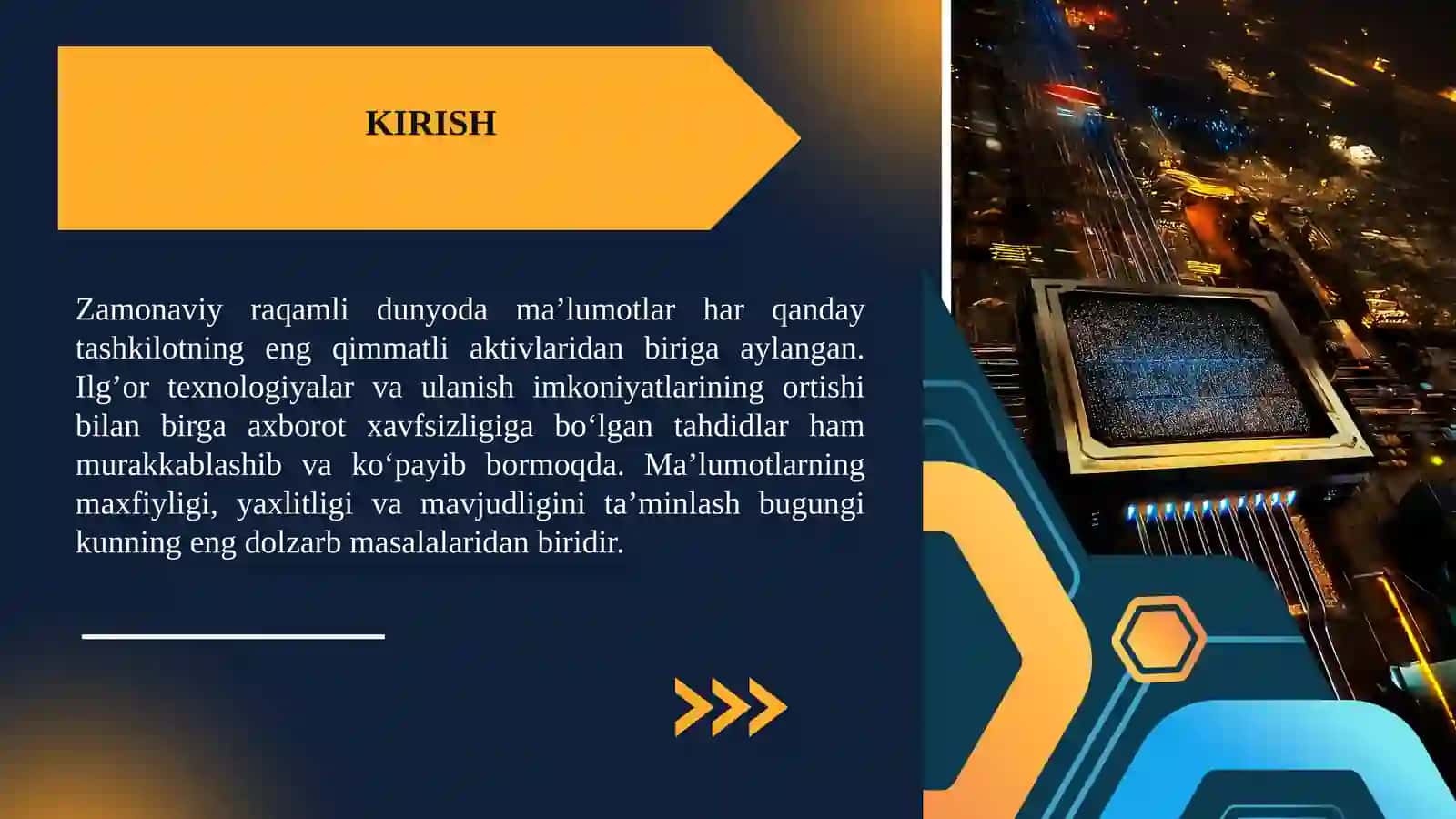 AXBOROT XAVFSIZLIGI STANDARTLAR 3
