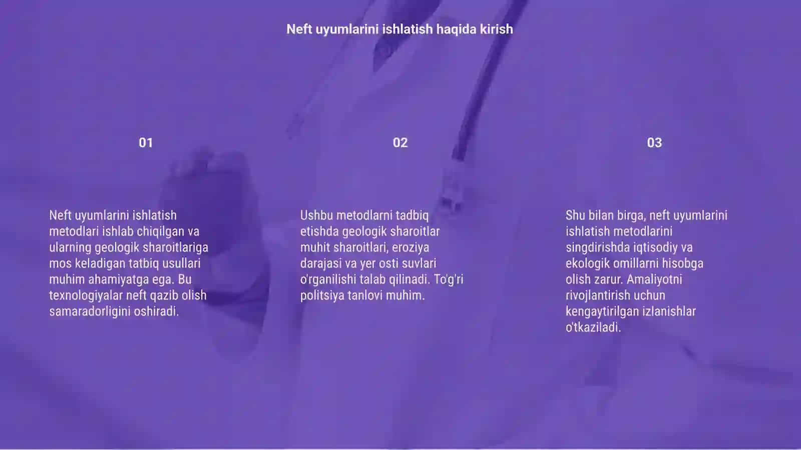 Neft uyumlarini ishlatishning metodlari va ularni tatbiq etishning geologik sharoitlari 3