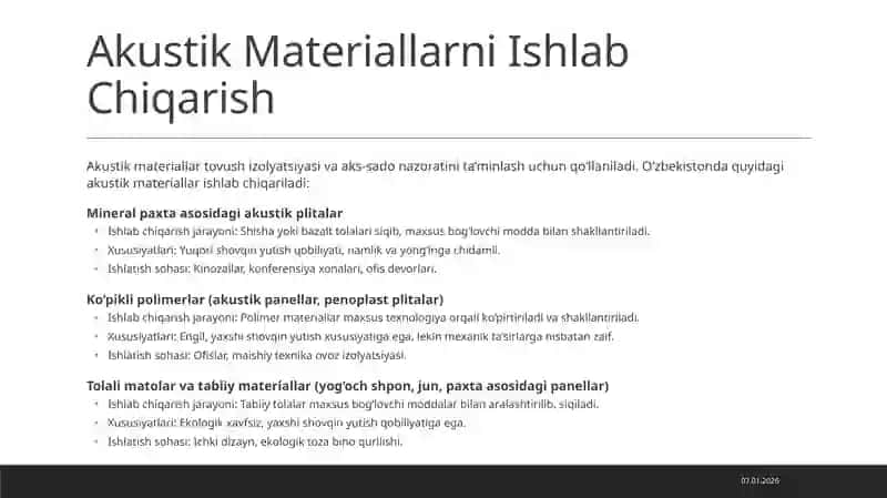 Issiqlik Izolyatsiyasi Materiallarini Ishlab Chiqarish 3