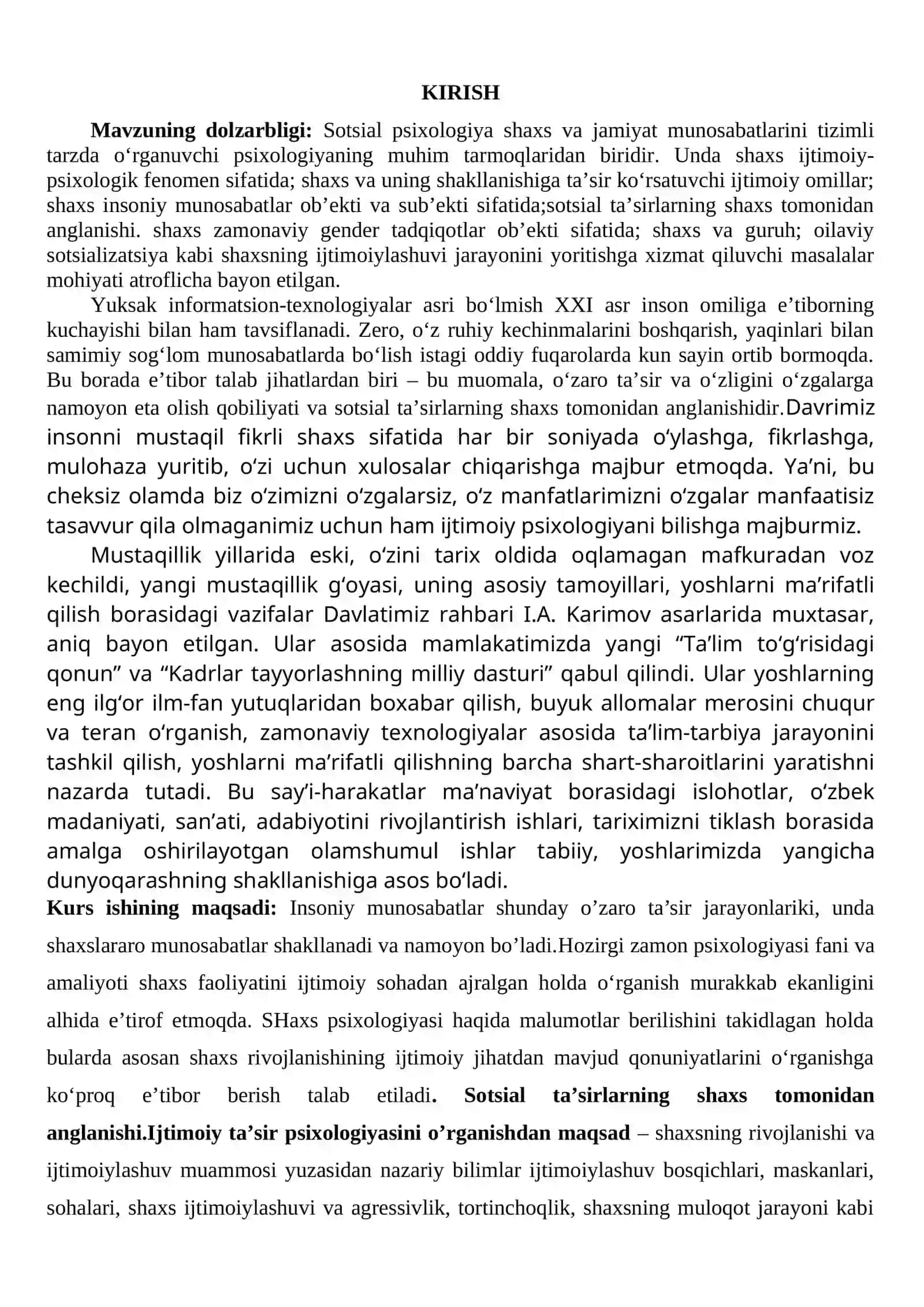 Sotsial ta’sirlarning shaxs tomonidan anglanishi.Ijtimoiy ta’sir psixologiyasi 3