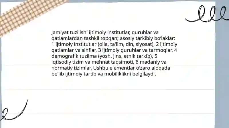 Jamiyat tuzilishi va tarkibi 3