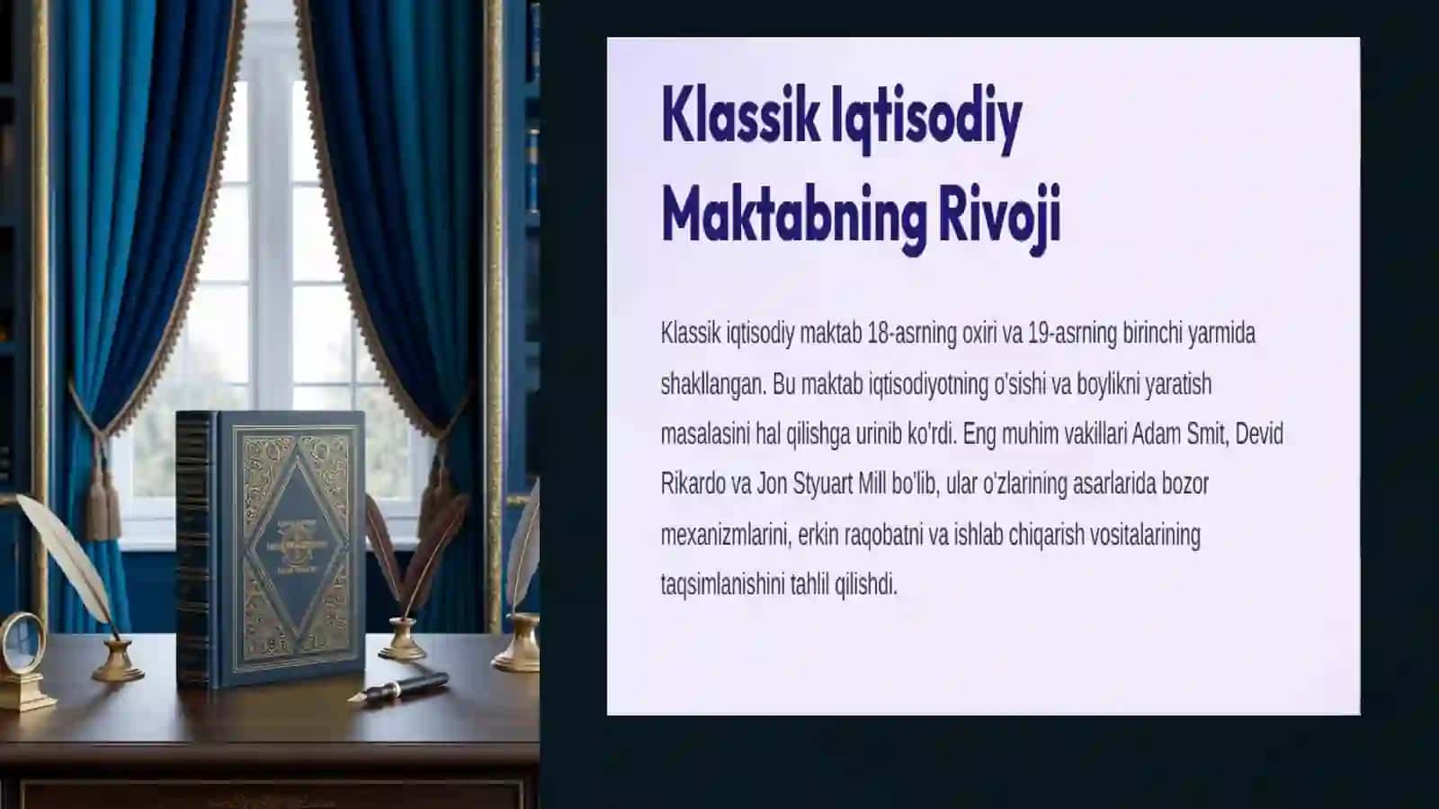 Klassik iqtisodiy maktabning rivojlanishi.Klassik iqtisodiy maktabda D.Rikardo qarashlari. Rikardoning qiymatnazariyasi 3