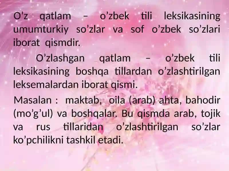 O’zbek tilining izohli lug’atida arabcha so’zlarning qo’llanilishi 3