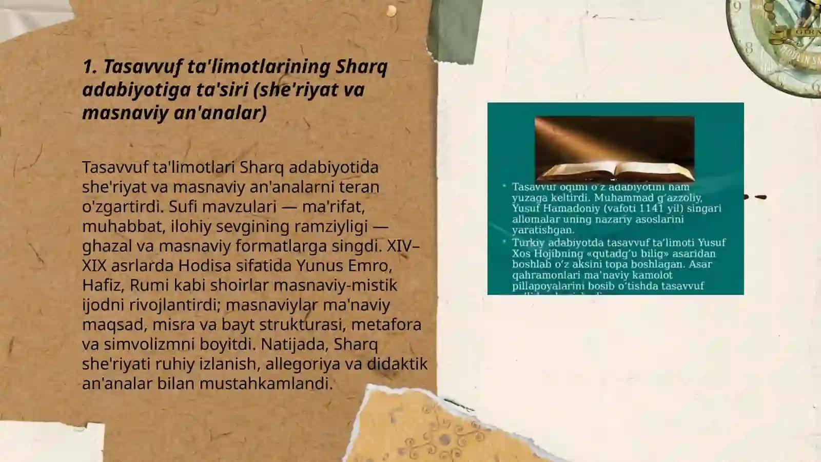 Tasavvuf ta'limotlarining Sharq madaniyatiga ta'siri 3