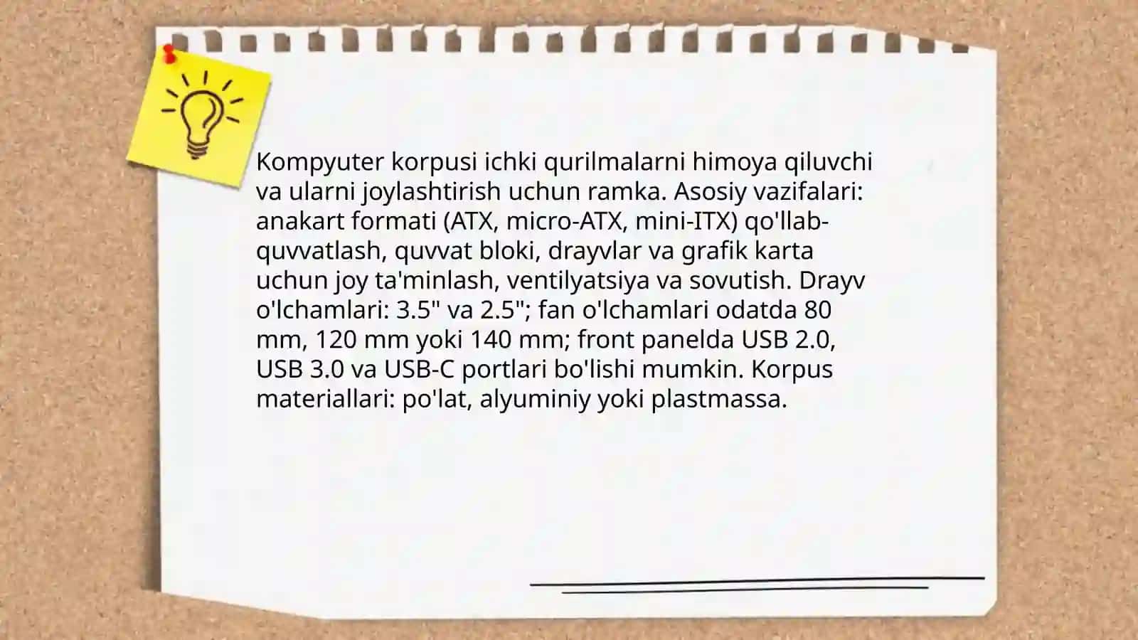 Kompyuterning asosiy qurilmalari 3