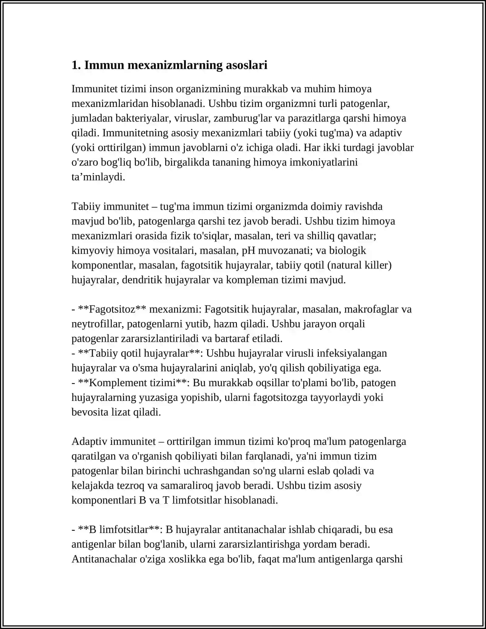 O'SMADAN MUHOFAZALANISHNING IMMUNMEXANIZMLARI 3