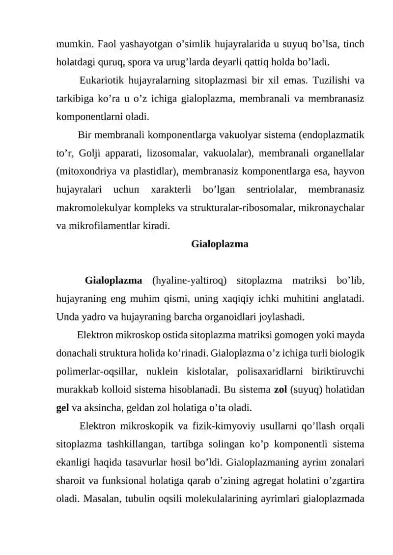 Sitoplazmaning vakuolyar tizimi hujayra patologiyasi 3