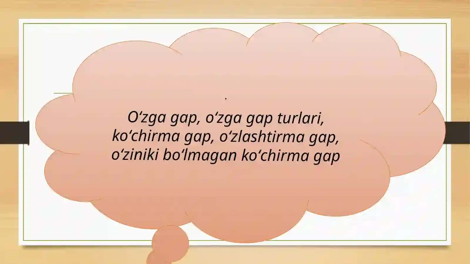 O‘zga gapli qurilmalar tahlili. 3