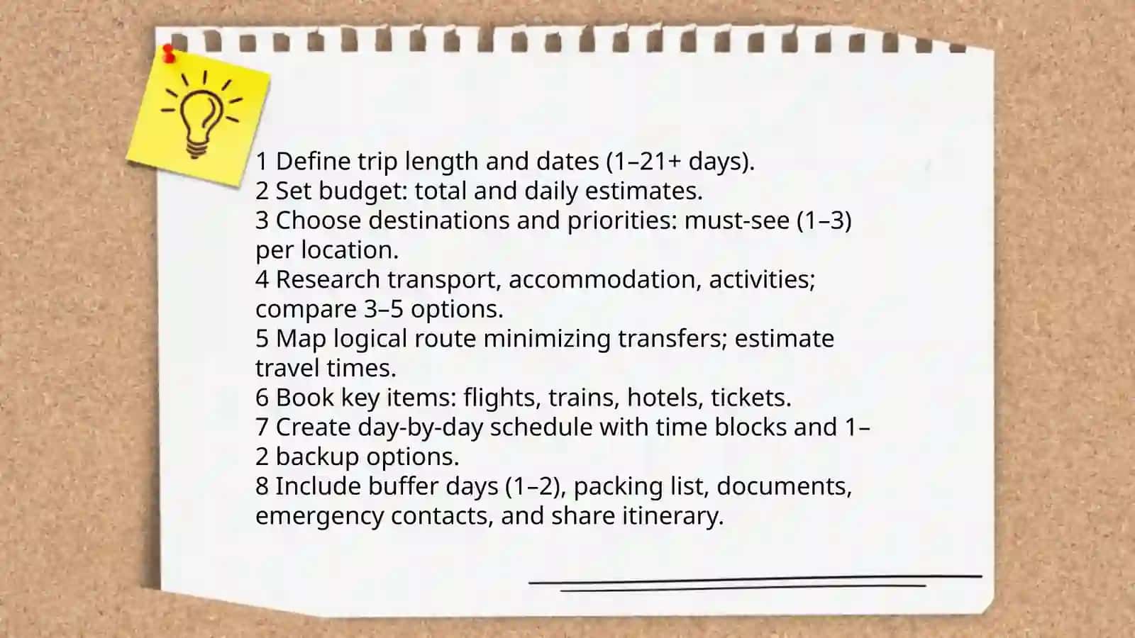 Plan: How to 8 steps for solo travel 3