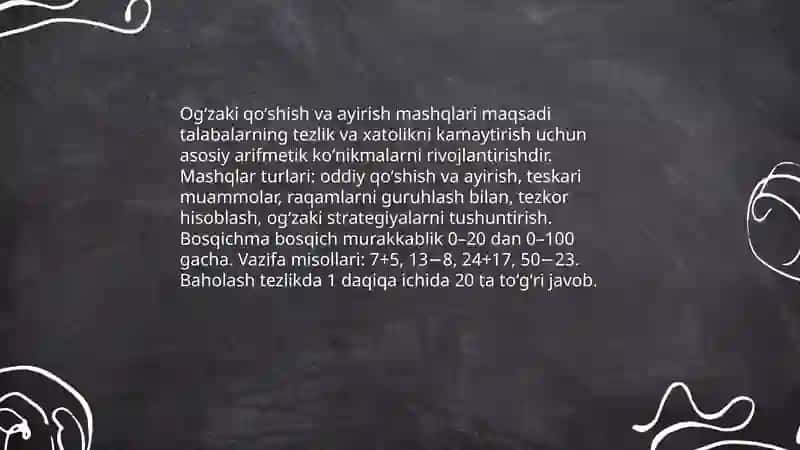 Ogʻzaki va yozma hisoblashga doir didaktik topshiriqlar toʻplami 3