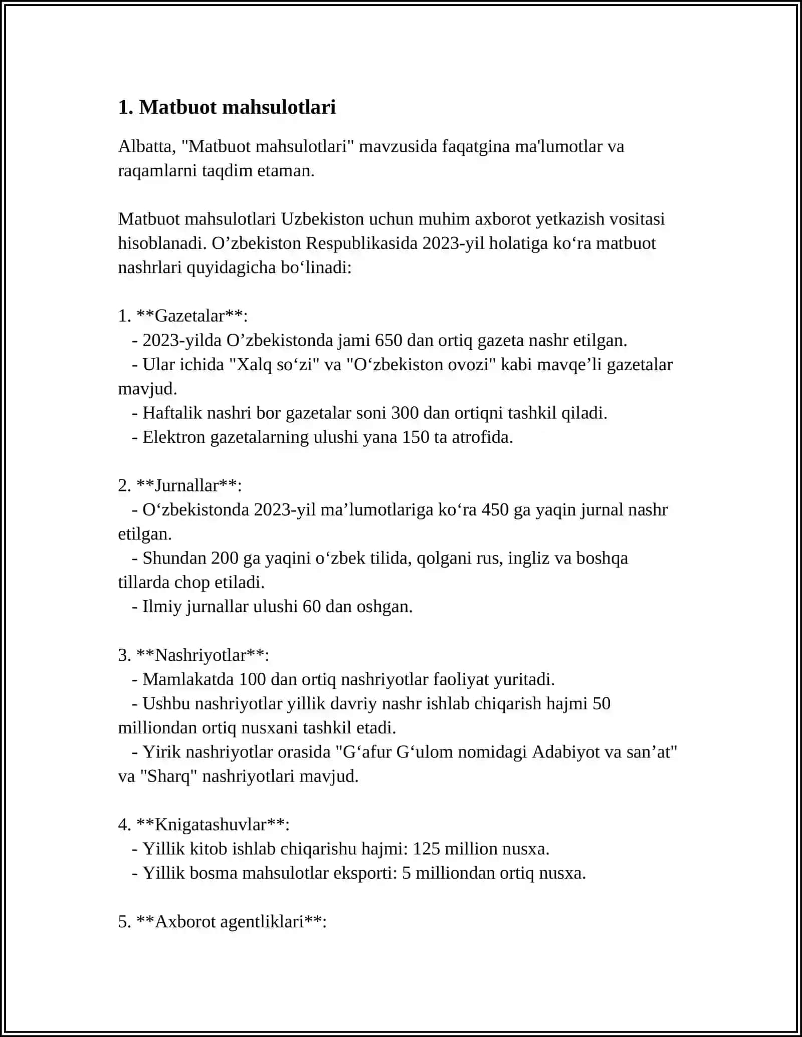 MEDIA MAHSULOT TURLARI 3