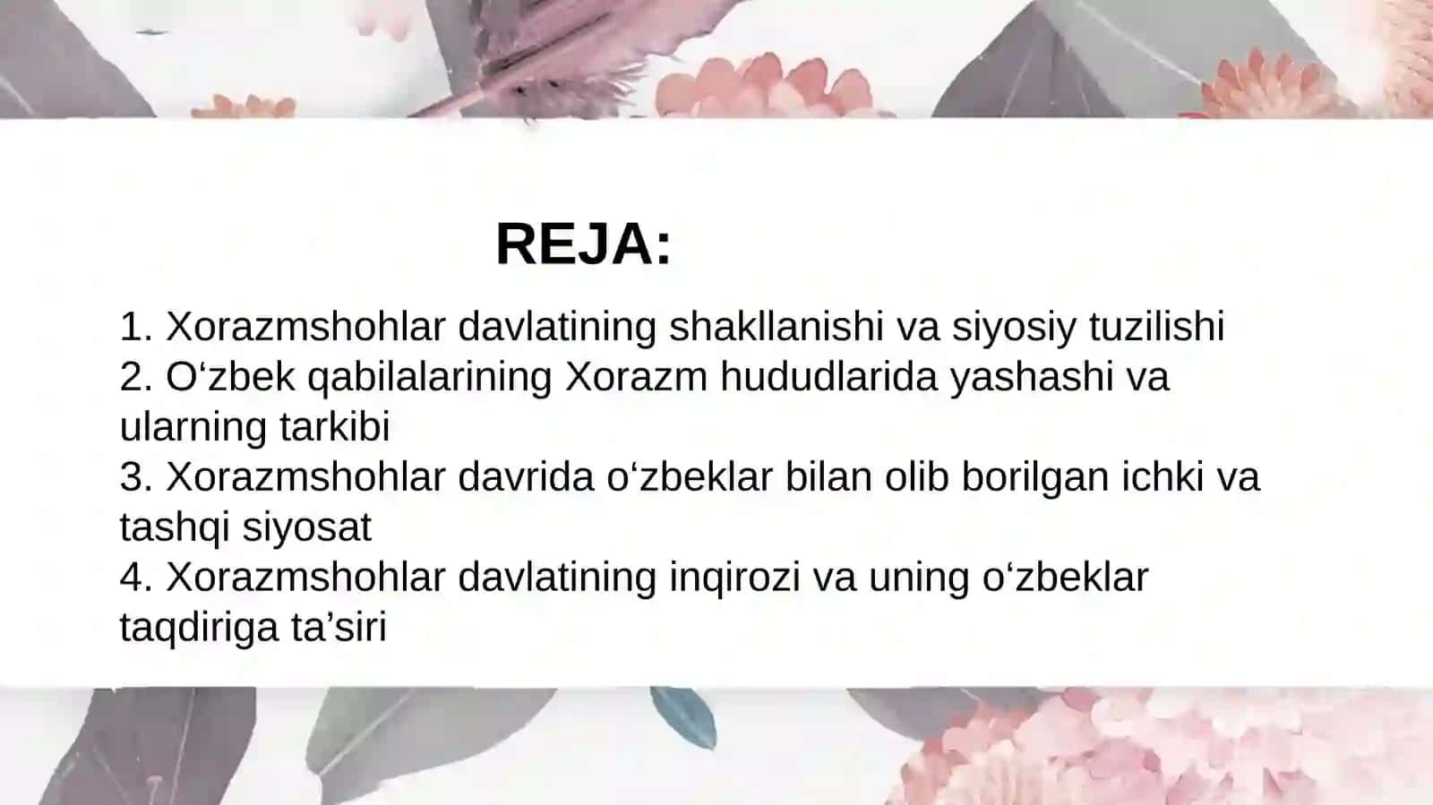 O'zbekiston yangi tarixi fanidan mustaqil ishi 3
