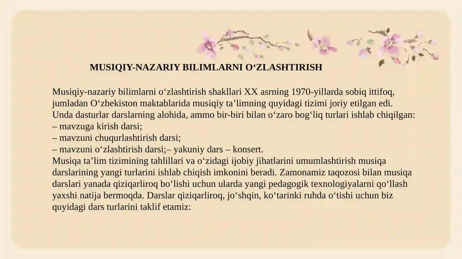 Musiqa Ta’limida Pedagogik Texnologiyalardan Foydalanish Metodlari 3