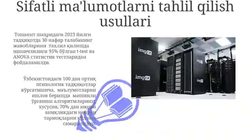 Psixologik maʼlumotlarni qayta ishlash metodlari va texnologiyalari 3
