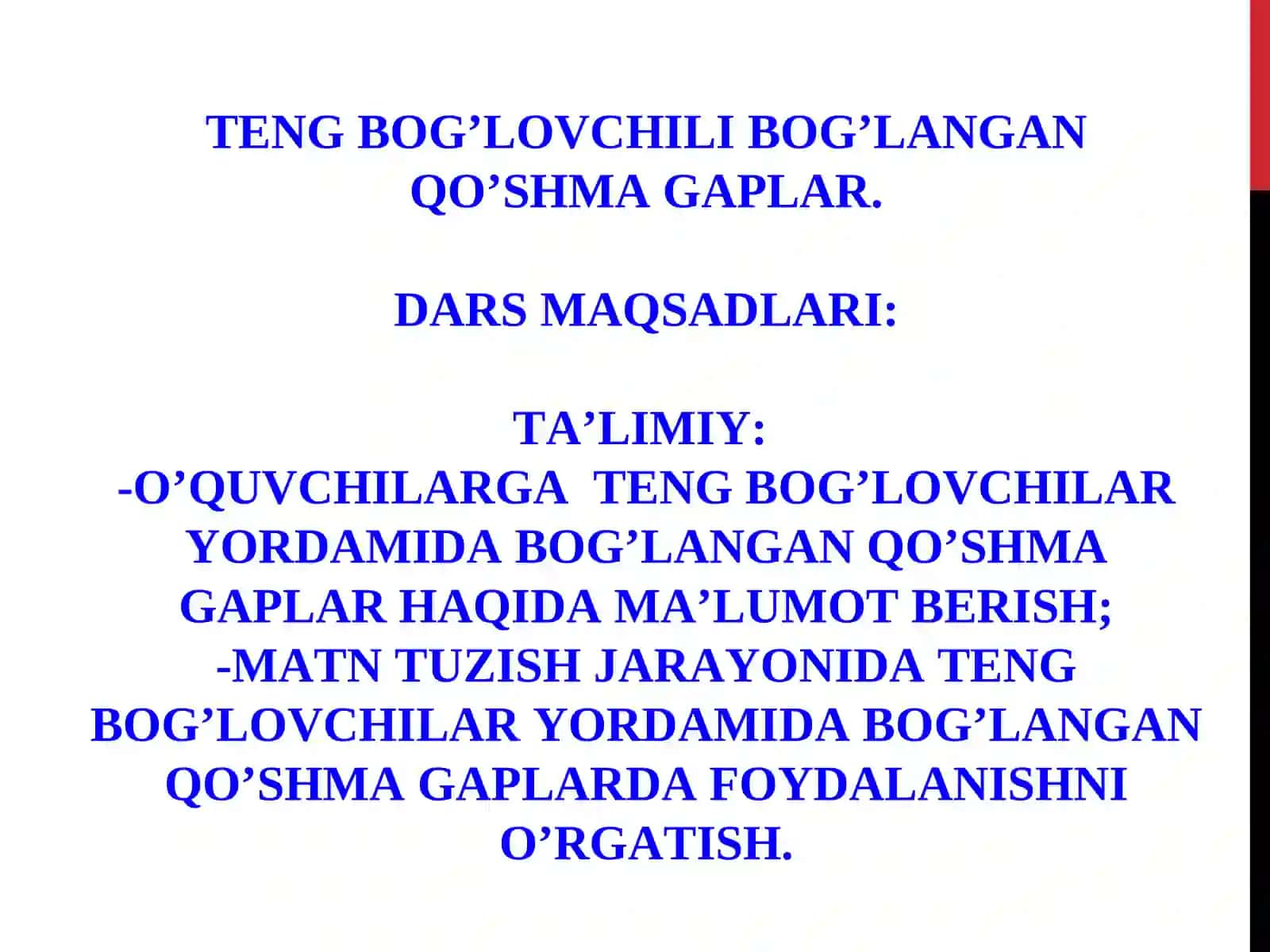9-SINF ONA TILI FANIDAN DARS ISHLANMASI 3