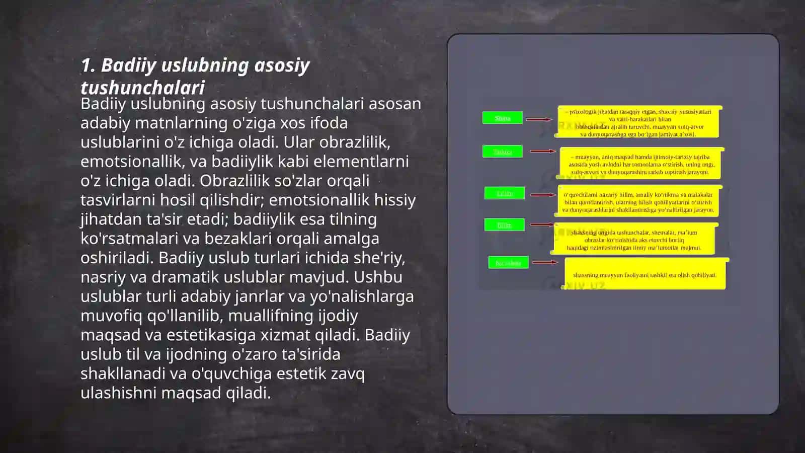 Badiiy uslub va uning xususiyatlari 3