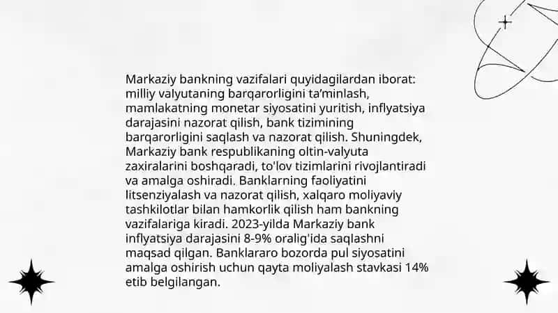 Markaziy Bank va uning funksiyalari 3